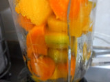 Crema de auyama y zanahoria
