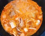 Hình bước làm 4 của món Canh kim chi thịt bò