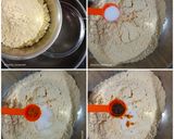 A picture of step 1 of Sev Puri.