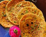 A picture of step 5 of Paneer Mooli/radish Paratha.