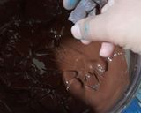 Foto del paso 4 de la receta: Bombones de chocolate rellenos de reducción de ponche