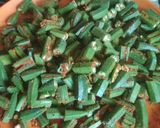 A picture of step 6 of Stuffed masala Bhindi.