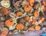 Pangasius filé grillzöldséggel🐟🥒🍄🥕 recept fázis 1 fotója