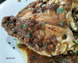Foto del paso 5 de la receta: Pollo con salsa de vino y granada