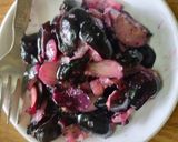 A picture of step 3 of Jamun chat.