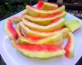 Foto del paso 1 de la receta: Dulce de Cáscara de sandía 🍉- Sandía en Almíbar🍉 Recetas Tradicionales de Israel-Recetas Judías 🇮🇱