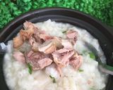 Hình bước làm 4 của món Cháo vịt team không hành