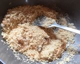 A picture of step 3 of Shahi Suji Halwa.