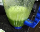 A picture of step 2 of Amla mint ginger juice, Indian Gooseberry juice. Detox drink.