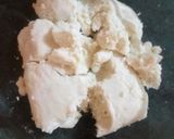 A picture of step 5 of Khoya malai khaja.