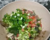 Foto langkah ke 8 dari resep Cumi asin daun kemangi,(buat isian nasi bakar).