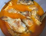 Foto langkah ke 5 dari resep Lontong Presto, Ayam Pukang, Pindang Telur dan Sayur Labu.