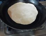 A picture of step 3 of Paneer roll.