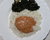 A picture of step 3 of Groundnut Stew served with Rice and Spinach #authormarathon#.