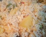 A picture of step 6 of Gajar Matar Shimla Pulao | vegetables Fried Rice | Chinese Pulao.