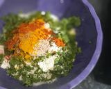 A picture of step 2 of Methi ke parathe.