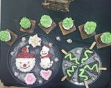 A picture of step 4 of Whole wheat pancake cake bars and cupcakes.