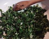 Foto del paso 2 de la receta: Nido de arroz con acelga y jamón