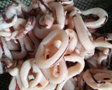 Foto langkah ke 4 dari resep Cumi tauco medan cabe hijau 😀😀.