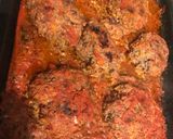 Foto del paso 4 de la receta: Pan de carne o hamburguesa gigante en salsa de tomate. Receta original de AdriCocina!🌹