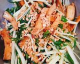 Hình bước làm 4 của món Gỏi xoài đậu hủ