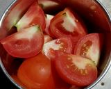 A picture of step 2 of Tomato Rasam.
