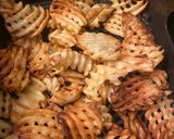 A picture of step 1 of Waffled pizza fries(Pizza box 2).