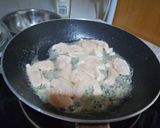Foto langkah ke 7 dari resep Tumis terong ayam saus miso (chicken and eggplant with miso lime sauce).