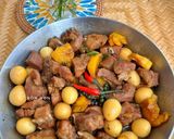 Hình bước làm 5 của món Sườn Non Kho Thơm, Trứng Cút