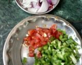 A picture of step 1 of Suji Uttapam.