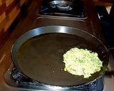 A picture of step 6 of Kaddu Ke Patte Ka Vada Orissa style.