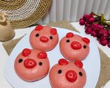 Foto langkah ke 12 dari resep Pao Pig (Isi Selai Strawberry).
