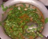 A picture of step 3 of Dal palak.
