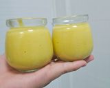 Hình bước làm 1 của món Custard xoài cho bé dưới 12m