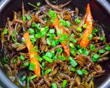 Hình bước làm 3 của món Cá bống dặm kho tiêu