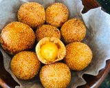 Hình bước làm 6 của món Bánh rán (bánh cam)