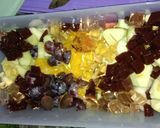 Foto langkah ke 3 dari resep — salad buah mix jelly 🍉🍇🍏🧀.