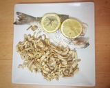 Foto del paso 6 de la receta Dorada al horno con setas