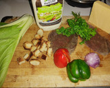 Foto del paso 1 de la receta: Ensalada César con bistec de res