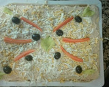 Foto del paso 4 de la receta: Pastel frío de surimi y gambas