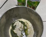 Foto langkah ke 1 dari resep Roti Tawar Discard Sourdough Matcha (Eggless).