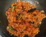 A picture of step 4 of Tomato pachadi.