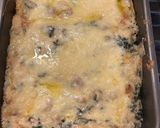 A picture of step 5 of Two-Layer Lasagna with Tuscan Kale, Sausage, and Melting Fontal Cheese.