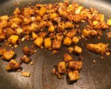 A picture of step 2 of Potato and chorizo tacos.
