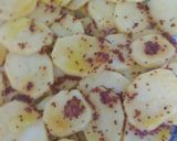 Foto del paso 3 de la receta: Solomillo de cerdo a las dos mostazas y a la miel con pasas y manzana