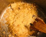 A picture of step 2 of Gud Papdi.