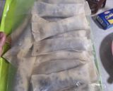 Foto langkah ke 3 dari resep Pisang Cokelat Kulit Pangsit.