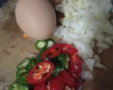 Foto langkah ke 1 dari resep Nasi Goreng Pelangi Ikan Cakalang.