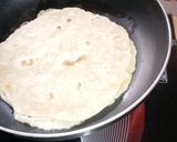 A picture of step 5 of Tortilla egg wrap.