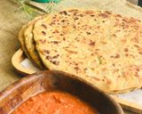 A picture of step 6 of Besan ki Roti.